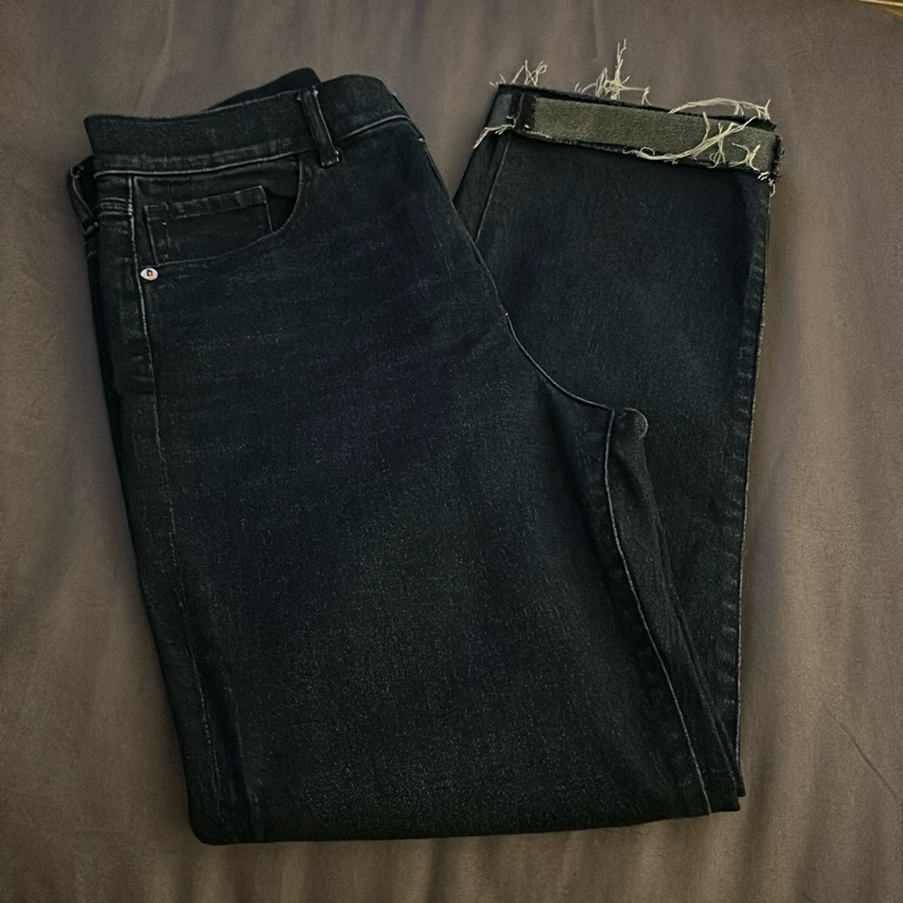 Express Jean Straight Ankle High Rise